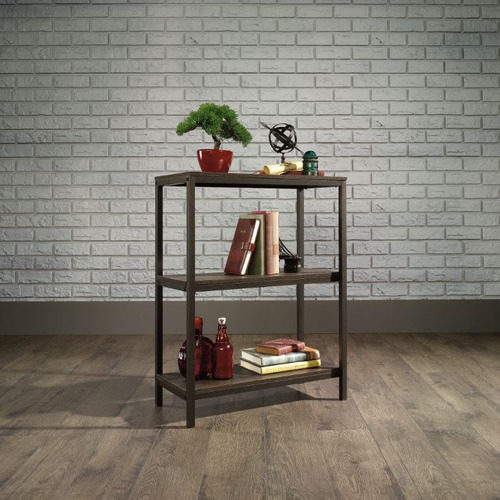 Imagen 2 de 4 de Mueble Librero Organizador Sauder 423028 Color Gris/cafe