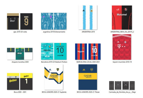 Pack I - 60 Templates De Camisetas De Futbol