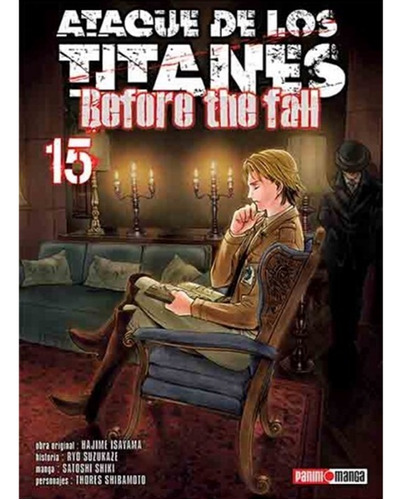 Manga Ataque De Los Titanes Before The Fall N.15