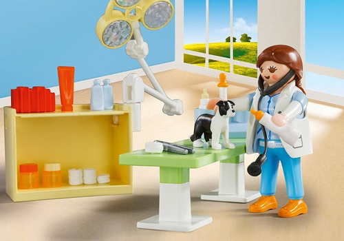 Imagen 2 de 6 de Playmobil Maletin Veterinaria 5653 Original Educando