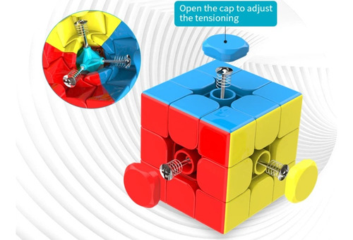 Kit Cubo Mágico 3x3 + 2x2 Profissional Ja Estrutura Stickerless