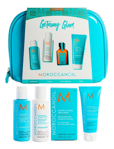 Moroccanoil Kit Travel Hidratante Para Cabello Anti Frizz