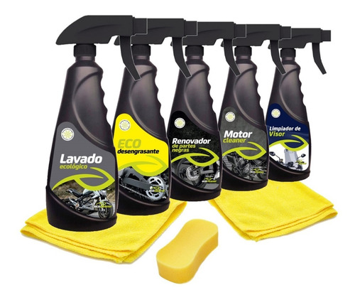 Kit De Lavado Motos 500ml