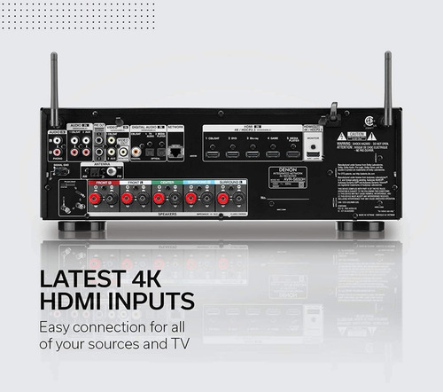 Receptor Denon Avr-s650h 5.1 Teatro En Casa Con Heos Wifi (Usado)
