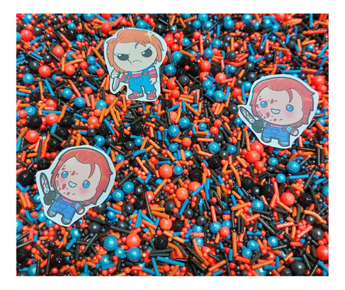 Sprinkle Confeti Mix Chucky Miedo Halloween