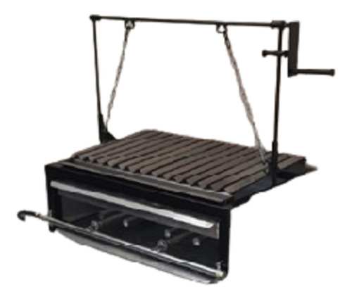 Asador Argentino 100 X 55 Cm Gas Y Carbon