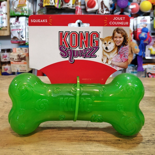 Hueso De Juguete Para Perros Kong Squeezz Bone (grande)