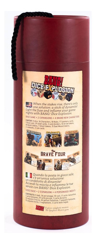Bang! Dice Explosion Juego De Mesa En Inglés - Dv Games