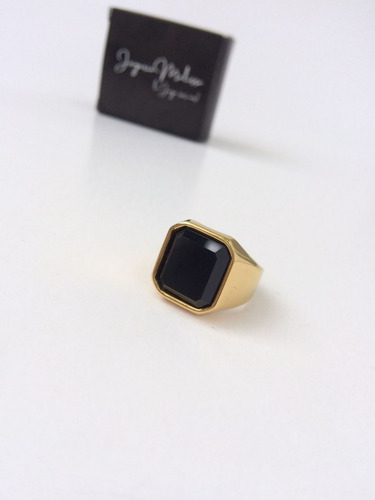 Anillo En Acero Quirúrgico Mesa - Piedras Anillos Hombre