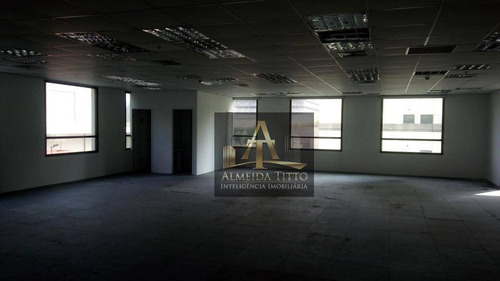 Excelente Sala Comercial Para Locação No Edifício West Point Em Alphaville/sp Área Total 322 M², 10 Vagas De Estacionamento - Confira! - Sa0452