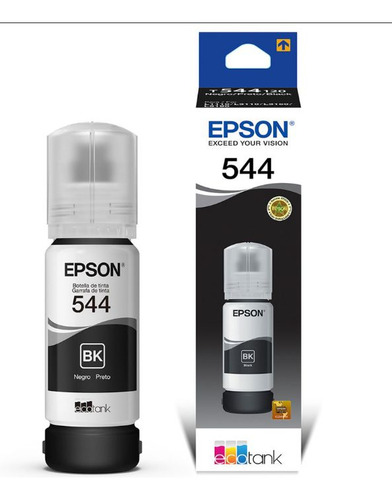 Imagen 1 de 2 de Tinta Epson Original 544 Negra