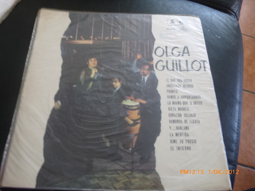 Vinilo Lp De Olga Guillot La Orquesta De Nacho Rosales (u262