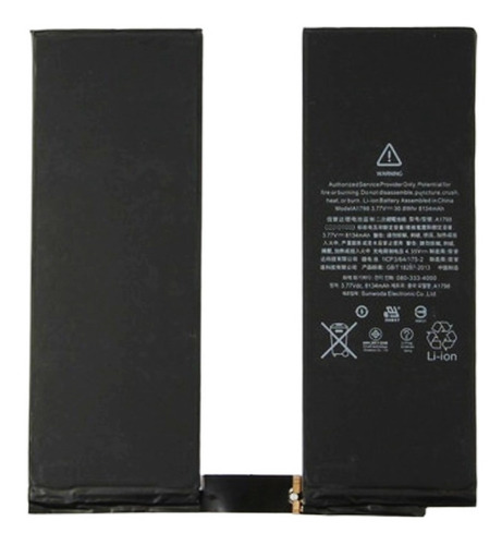 Bateria Para iPad Pro 10.5 Apple A1701  A1709 A1852 8134 Mah