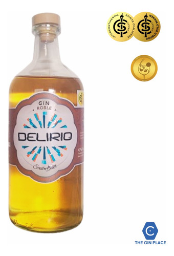 Gin Delirio London Dry Roble 500 Cc San Juan - The Gin Place