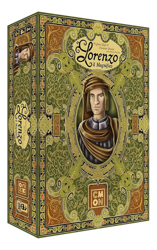 Juego De Mesa Lorenzo Il Magnifico Asmodee 22.8x7.1cm