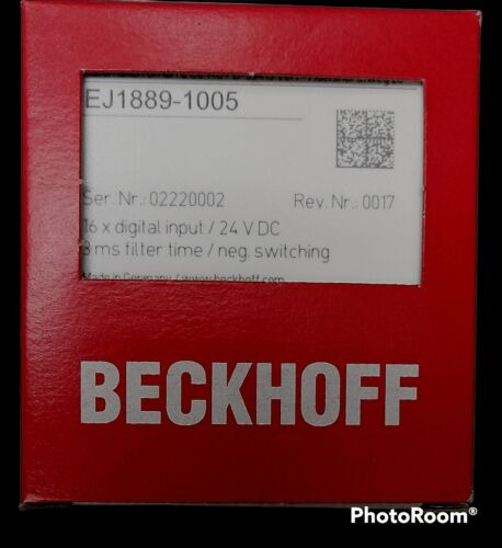 1pc New Beckhoff Ej1884-1005 Plug-in Module 16-channel D Wwx