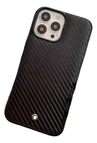 Zs Funda Protectora Montblanc Negra For iPhone 2024