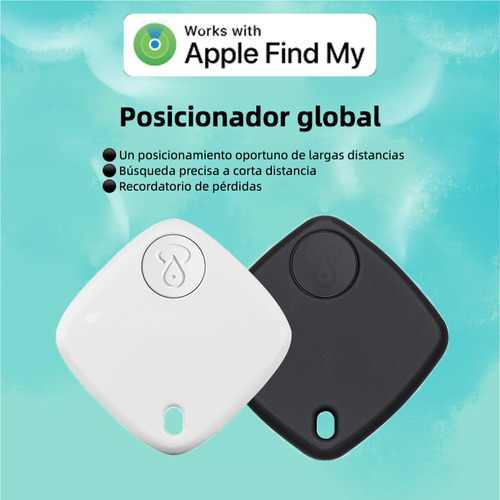 Rastreador espía pequeño para llavero, funda para mascotas, iPhone, color: blanco