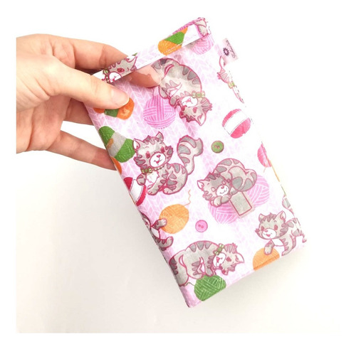 Capinha Porta Celular Com Visor De Plástico Pronta Entrega