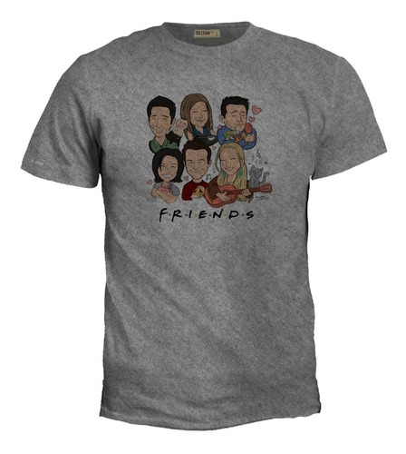 Camiseta 2xl - 3xl Friends Personajes Animados Serie Zxb