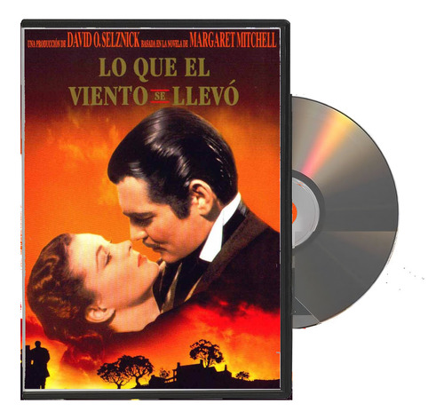 Lo Que El Viento Se Llevo 1939 Película Dvd Original