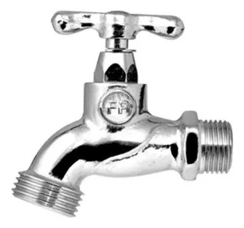 Llave De Chorro 12 Cromada