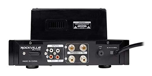 Imagen 5 de 6 de Rockville Tube Amplificador 70w Hybrid Valvular Bluetooth E