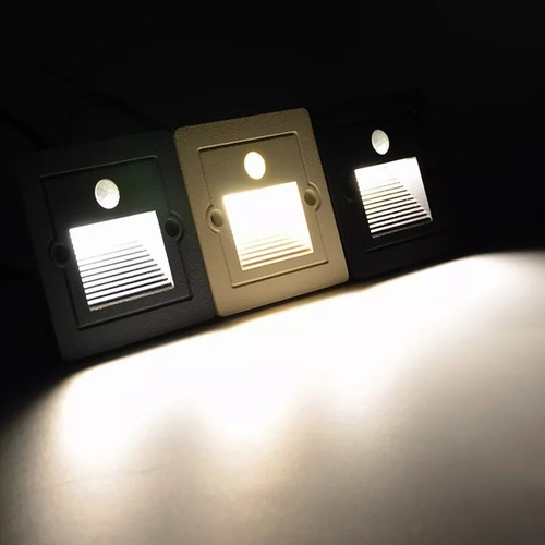 Lampara De Empotrable Escalera Luz3w O Muro Calida Luz 3200k