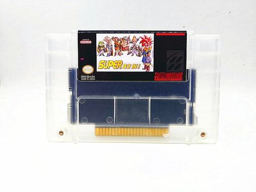 Fita Super Nintendo 82 Jogos Mario Mortal Donkey Kong 123