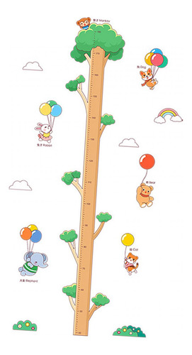 Gráfico De Crescimento De Altura, Adesivo De Parede, 180 Cm,