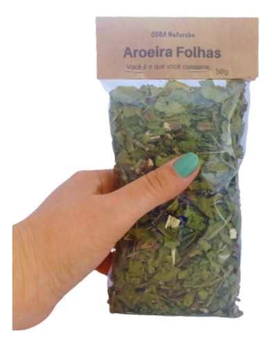 Chá Aroeira Folhas 100% Puro - Verdadeiro Aroeira-mansa 50g