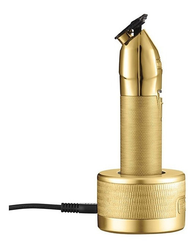 Combo Trimmer Inalámbrico Gold 787 Fx + Base De Carga Color Dorado
