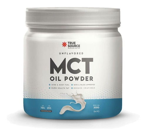 Mct Oil Powder - 300g  Sem Sabor - True Source