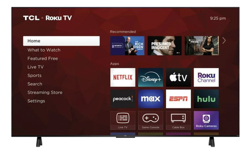 Tcl 75 Smart Tv 4k Ultra Hdr Led Motion 240 Hdr 75s41br