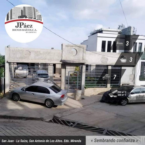 Imagen 1 de 12 de Casa En Venta Urb San Juan La Suiza San Antonio De Los Altos