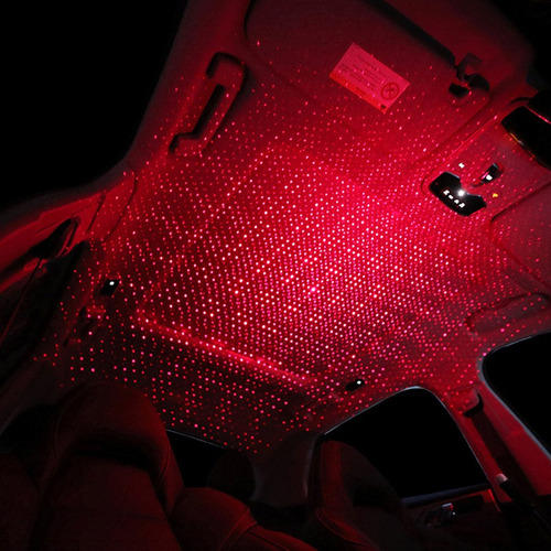 Mini Proyector Led Con Luz De Estrella Para Coche En Color R