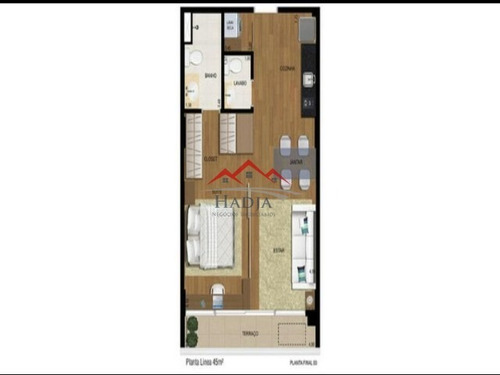 Apartamento (studio De Luxo) Línea Home Style - Vila Argos Velha, Jundiaí - Sp - Ap00145 - 69190147