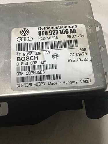 Computadora Ecu Transmisión Volkswagen Audi 8e0 927 156 Aa (Usado)