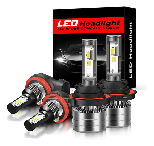 Para Ford Focus 2008-2011 Led Kit De Luces Altas/bajas