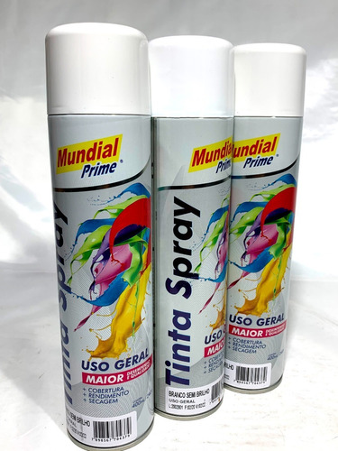 Pintura Aerosol Spray Esmalte Blanco Brillante #1  400ml M56