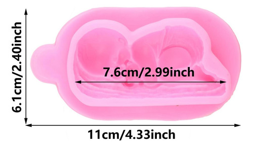Xmoldnms 3d Moldes De Silicona Para Bebés Molde De Fondant