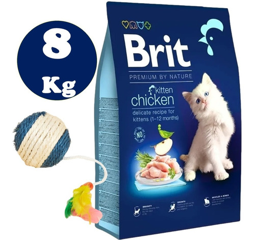 Brit Premium Gato Kitten (gatito) 8kg + Regalo