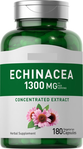 Echinacea, 1300 Mg (por Porción), 180 Cápsulas Vegetarianas