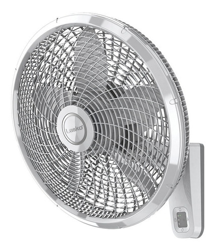Imagen 2 de 4 de Ventilador de pared Lasko M18950 blanco con 5 aspas color white de plástico, 18" de diámetro 120 V