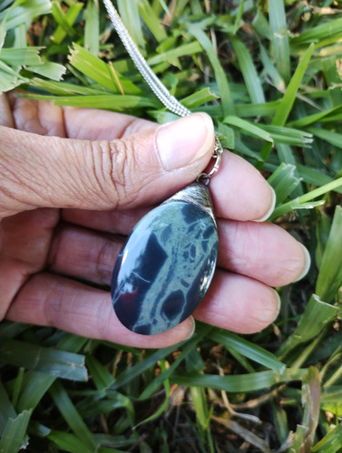 Obsidiana Tela De Araña. Dije. Cristales Energéticos