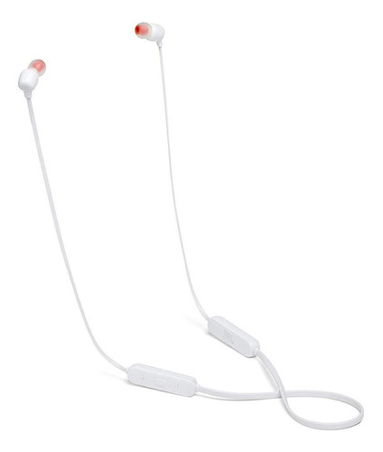 Imagem 1 de 3 de Fone de ouvido in-ear sem fio JBL Tune 115BT branco