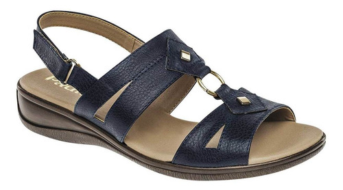 Paulie Sandalia De Mujer 55017-1 Color Marino