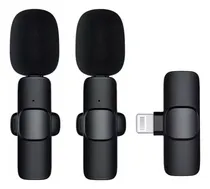 Comprar 2 Micrófonos Lavalier Solapa Inalámbrico Para iPhone iPad K9