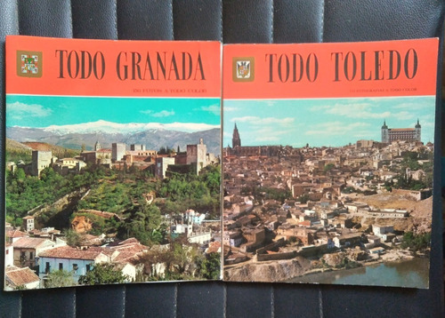 Todo Granada Todo Toledo 150 Y 111 Fotos Color Guia 1981 C/u