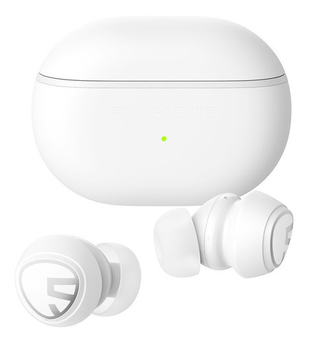 Audífonos Soundpeats Mini Pro Con Cancelación D/ruido Color Blanco Color de la luz Blanco
